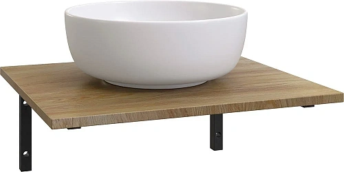 Комплект мебели DIWO Элиста 60 светлое дерево, с раковиной Moduo 40 RING 554530 Комплект мебели DIWO Элиста 60 светлое дерево, с раковиной Moduo 40 RING 554530