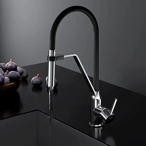 Смеситель для кухни AM.PM Like F8013000 с гибким изливом Смеситель для кухни AM.PM Like F8013000 с гибким изливом