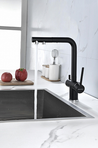 Смеситель для кухни Paulmark SERPENTINE антрацит Se213222-AN Смеситель для кухни Paulmark SERPENTINE антрацит Se213222-AN