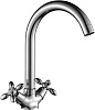 Картинка анонса товара «смеситель для кухни decoroom dr48028 с высоким повортным изливом»