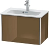 Тумба под раковину Duravit XSquare XS406506161 подвесная 61 см Коричнево-оливковый глянцевый