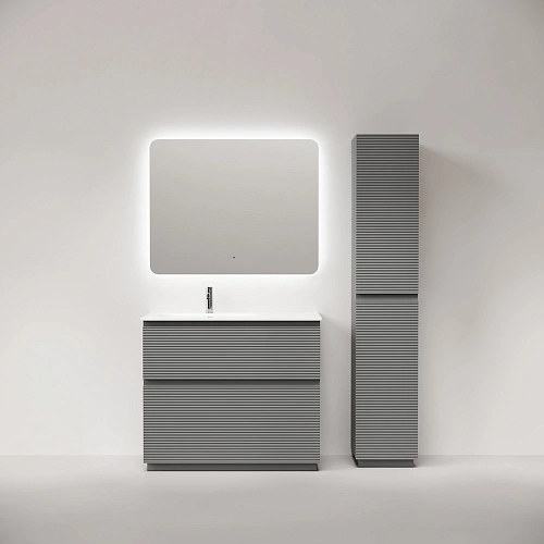 Тумба под раковину SANCOS Folk Floor FL100FLES левая 995х445х850 Ergraut soft, напольная Тумба под раковину SANCOS Folk Floor FL100FLES левая 995х445х850 Ergraut soft, напольная