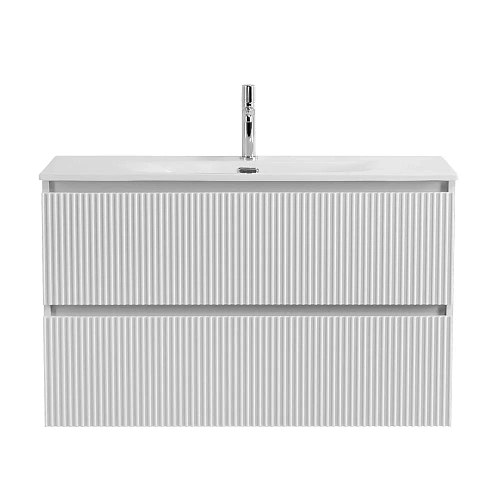 Тумба под раковину BelBagno UNO-MINI-1000-2C-SO-BO Bianco Opaco, 1000x395x608 Тумба под раковину BelBagno UNO-MINI-1000-2C-SO-BO Bianco Opaco, 1000x395x608