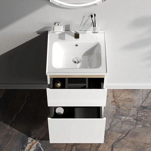 Тумба под раковину AM.PM X-Joy M85AFSX0502WG напольная, 50 см, белый Тумба под раковину AM.PM X-Joy M85AFSX0502WG напольная, 50 см, белый