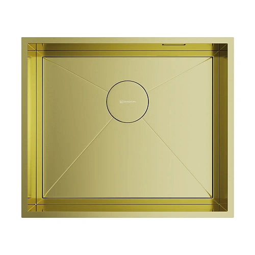 Кухонная мойка Omoikiri Kasen 53-26 INT LG нерж.сталь/светлое золото 4993790 Кухонная мойка Omoikiri Kasen 53-26 INT LG нерж.сталь/светлое золото 4993790