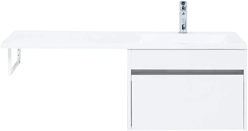 Тумба под раковину Aquanet Токио 58 белый (подвесная, 1 ящик) 00236916 Тумба под раковину Aquanet Токио 58 белый (подвесная, 1 ящик) 00236916