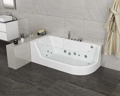 Акриловая ванна GROSSMAN GR-17000R (80x170x59) гидромассажная Акриловая ванна GROSSMAN GR-17000R (80x170x59) гидромассажная