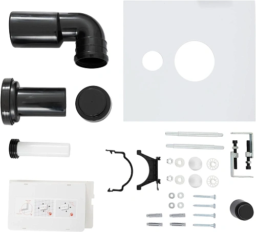 Комплект унитаза Aquanet Zvezda-2 303978+346762+346763 с инсталляцией, клавиша хром Комплект унитаза Aquanet Zvezda-2 303978+346762+346763 с инсталляцией, клавиша хром