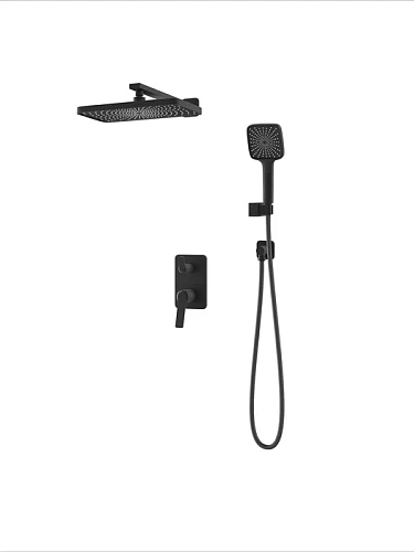 Душевая система IDDIS Parker PARBL02i67 встраиваемая, матовый черный Душевая система IDDIS Parker PARBL02i67 встраиваемая, матовый черный