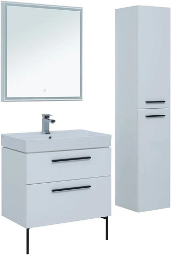 Тумба под раковину Aquanet Nova 75 белый (2 ящика) 00242262 Тумба под раковину Aquanet Nova 75 белый (2 ящика) 00242262