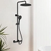 Душевая система Vincea Esse VSFS-1E1TMB термостатическая, черный Душевая система Vincea Esse VSFS-1E1TMB термостатическая, черный