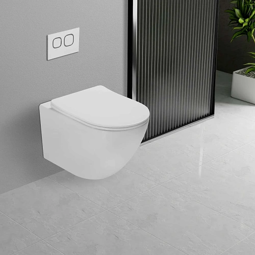 Унитаз подвесной Vincea Globo VT1-14T Tornado, цвет белый, ультратонкое soft-close сиденье Унитаз подвесной Vincea Globo VT1-14T Tornado, цвет белый, ультратонкое soft-close сиденье