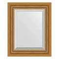 Зеркало в багетной раме Evoform Exclusive BY 3353 43 x 53 см, состаренное золото с плетением Зеркало в багетной раме Evoform Exclusive BY 3353 43 x 53 см, состаренное золото с плетением
