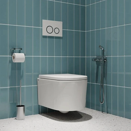 Унитаз подвесной IDDIS Stone (STORNSEi25) с сиденьем безободковый Унитаз подвесной IDDIS Stone (STORNSEi25) с сиденьем безободковый