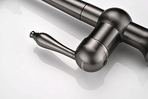 Смеситель для кухни Paulmark Retro вороненая сталь Re213226-GM Смеситель для кухни Paulmark Retro вороненая сталь Re213226-GM