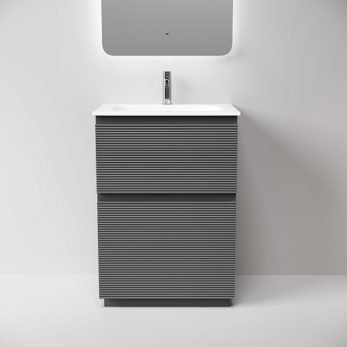 Тумба под раковину SANCOS Folk Floor FL60FGS 590х445х850 Grey soft, напольная Тумба под раковину SANCOS Folk Floor FL60FGS 590х445х850 Grey soft, напольная