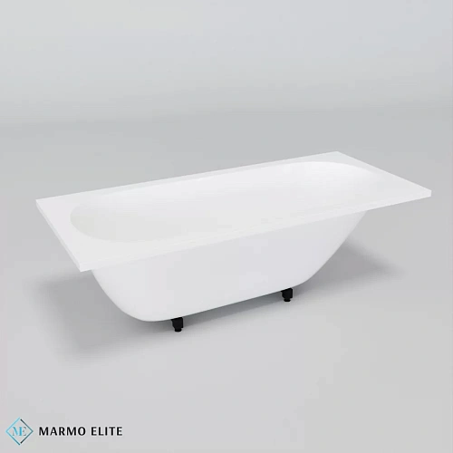 Ванна из искусственного камня Marmo-Elite Асти PW-180-80-2 1800x800 щелевой перелив, глянцевая Ванна из искусственного камня Marmo-Elite Асти PW-180-80-2 1800x800 щелевой перелив, глянцевая