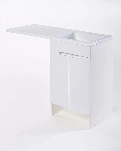 Тумба с раковиной Orange Sistema STD-110TUW+RAR напольная, правая 110 см под стиральную машину, белы Тумба с раковиной Orange Sistema STD-110TUW+RAR напольная, правая 110 см под стиральную машину, белы