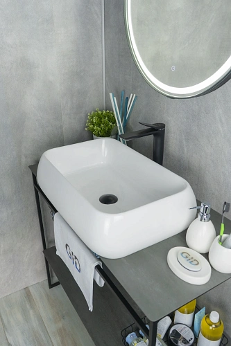 Раковина Gid N9239 51134 накладная белая 60x40x15 Раковина Gid N9239 51134 накладная белая 60x40x15