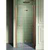 Картинка анонса товара «душевая дверь new trendy new soleo copper brushed r 100x195 d-0506a (брашированная медь)»