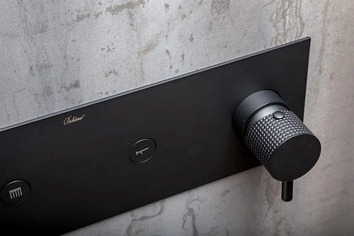 Душевая система Boheme Fusion 130-B с внутренней частью, чёрный Душевая система Boheme Fusion 130-B с внутренней частью, чёрный