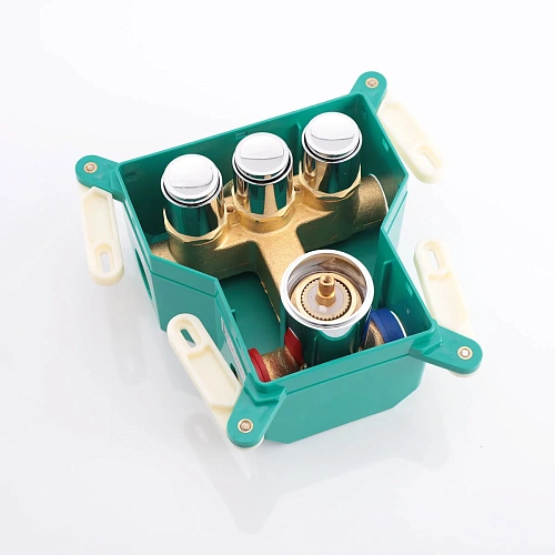 Смеситель для душа Vincea VSCV-431BG4 встраиваемый, брашированное золото Смеситель для душа Vincea VSCV-431BG4 встраиваемый, брашированное золото