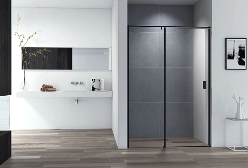 Душевая дверь CEZARES URBAN-B-12-100-C-NERO 100см стекло прозрачное, профиль черный Душевая дверь CEZARES URBAN-B-12-100-C-NERO 100см стекло прозрачное, профиль черный