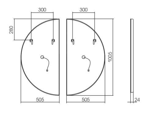 Зеркало SILVER MIRRORS 500x1000 ореольная подсветка Пиано (LED-00002470) Зеркало SILVER MIRRORS 500x1000 ореольная подсветка Пиано (LED-00002470)