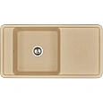 Кухонная мойка Aquaton Беллис 97 1A725132BS260 из литого мрамора, латте Кухонная мойка Aquaton Беллис 97 1A725132BS260 из литого мрамора, латте