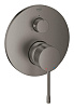 Картинка анонса товара «смеситель для ванны grohe essence с переключателем на 3 положения, темный графит, матовый (24092al1)»
