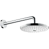 Верхний душ hansgrohe Raindance Select S 240 2jet с держателем 390 мм, белый/хром 26466400