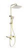Душевая система Wonzon & Woghand с термостатом, брашированное золото (WW-B3099-A-BG) Душевая система Wonzon & Woghand с термостатом, брашированное золото (WW-B3099-A-BG)