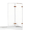 Картинка анонса товара «шторка на ванну new trendy avexa copper brushed 110 см exk-3811 r (брашированная медь)»