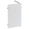 Картинка анонса товара «душевая перегородка am.pm x-joy w94wi-120-f1-bte 120x195, стекло прозрачное 6 мм с покрытием, профиль черный»