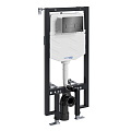 Инсталляция для унитаза WasserKRAFT Vils 56TLT.010.ME.PB03 с клавишей смыва черный Инсталляция для унитаза WasserKRAFT Vils 56TLT.010.ME.PB03 с клавишей смыва черный