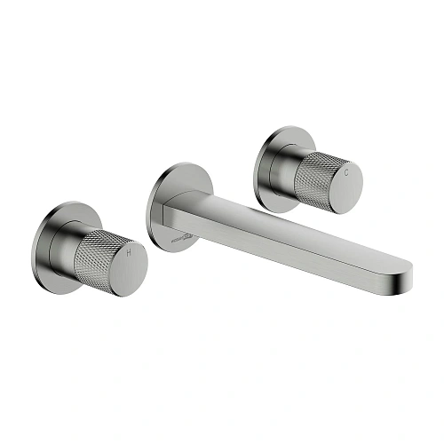 Смеситель для раковины WasserKRAFT Tauber 6445 встраиваемый никель Смеситель для раковины WasserKRAFT Tauber 6445 встраиваемый никель