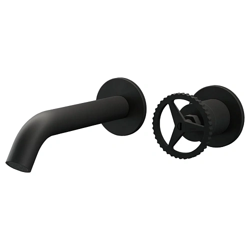 Смеситель для раковины Remer Chrono CH15PWBNO, черный матовый Смеситель для раковины Remer Chrono CH15PWBNO, черный матовый