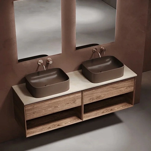 Столешница Sancos Kreman TT160A2 из керамогранита 1600х460 без отверстия под смеситель Столешница Sancos Kreman TT160A2 из керамогранита 1600х460 без отверстия под смеситель