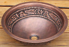 Картинка анонса товара «раковина медная bronze de luxe r108, цвет - plum (сливовый), 42 х 42 х 15 см r108_plum»