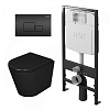 Комплект унитаза D&amp;K DS1022502 DT1026025 с инсталляцией DI8055119 и клавишей смыва DB1519025