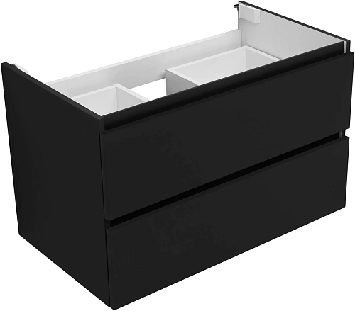 Тумба под раковину Aquanet Вега 2.0 80 черный 00337955 подвесная Тумба под раковину Aquanet Вега 2.0 80 черный 00337955 подвесная