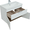 Тумба под раковину Aquanet Ирис new 815 белый глянец (1 ящик, 2 дверцы) 00310150 Тумба под раковину Aquanet Ирис new 815 белый глянец (1 ящик, 2 дверцы) 00310150