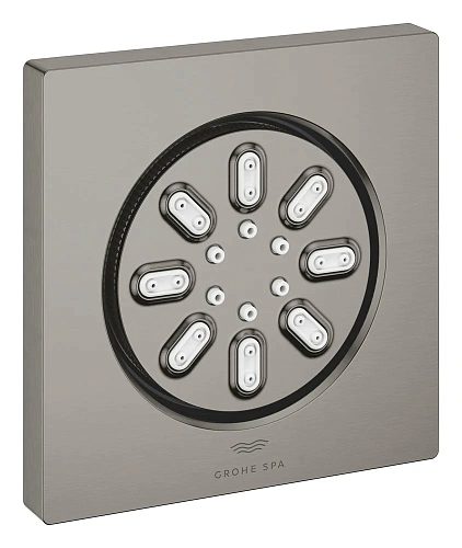 Боковой душ GROHE Rainshower Aqua, квадратный, 2 режима струи, темный графит матовый (26802AL0) Боковой душ GROHE Rainshower Aqua, квадратный, 2 режима струи, темный графит матовый (26802AL0)