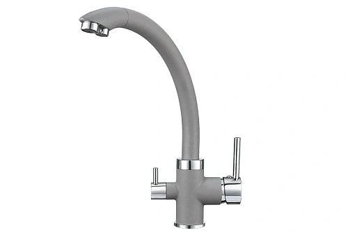 Смеситель для кухни Granula 2167, АЛЮМИНИУМ Смеситель для кухни Granula 2167, АЛЮМИНИУМ