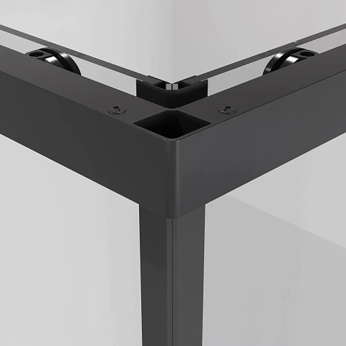 Душевой уголок Niagara Nova NG-6829-34BLACK (90x90x195) квадратная, раздвижная, черный матовый, стекло прозрачноее Душевой уголок Niagara Nova NG-6829-34BLACK (90x90x195) квадратная, раздвижная, черный матовый, стекло прозрачноее