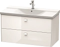 Тумба под раковину Duravit Brioso BR412202222 подвесная 102 см белый глянцевый Тумба под раковину Duravit Brioso BR412202222 подвесная 102 см белый глянцевый