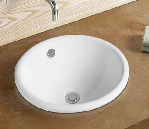 Раковина CeramaLux 1203 врезная, белый Раковина CeramaLux 1203 врезная, белый