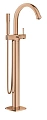 Смеситель для ванны GROHE Grandera, напольный, теплый закат глянец (23318DA0) Смеситель для ванны GROHE Grandera, напольный, теплый закат глянец (23318DA0)