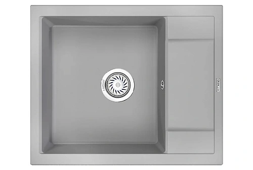 Кухонная мойка Granula 6002, АЛЮМИНИУМ, кварц 600х500 Кухонная мойка Granula 6002, АЛЮМИНИУМ, кварц 600х500