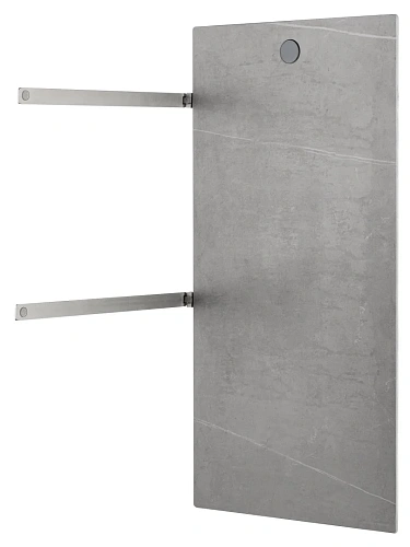 Полотенцесушитель электрический Wonzon & Woghand с греющей плитой серый мрамор, брашированный никель (WW-A502-BR) Полотенцесушитель электрический Wonzon & Woghand с греющей плитой серый мрамор, брашированный никель (WW-A502-BR)